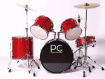 Превью PC drums PCDS0901RD установка 5 барабанов, красная 1