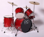 Превью PC drums PCDS0901RD установка 5 барабанов, красная 3