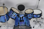 Превью PC Drums WIN2205BL ударная установка, 5 барабанов, стойки, голубая 11