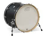 Фото DDLM1822KKBL бас барабан 18"х22", Black Satin
