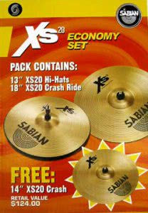 Фото SABIAN XS5004NP XS20 Economy Pack (Sp)